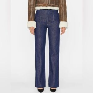 Frame Pintuck Denim Trouser in Rinse - NWOT - Size 27